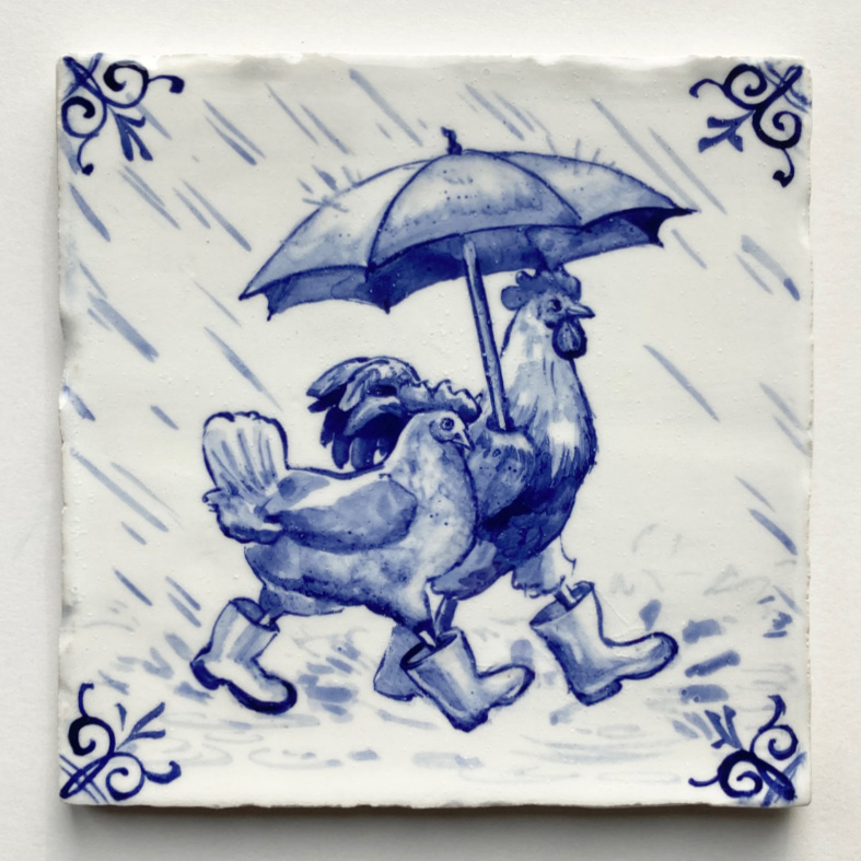 Kipjes in de regen